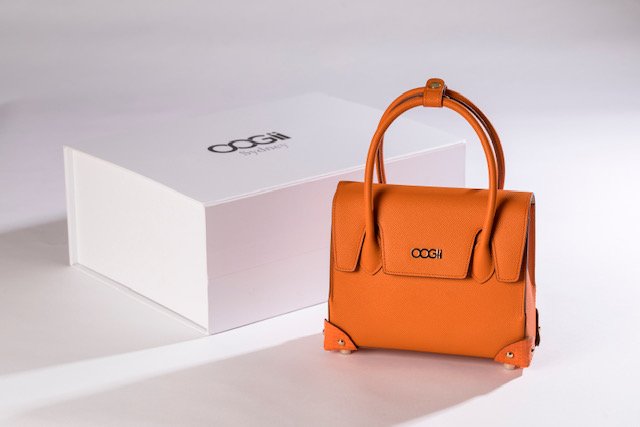 ORANGE CALFSKIN BAG