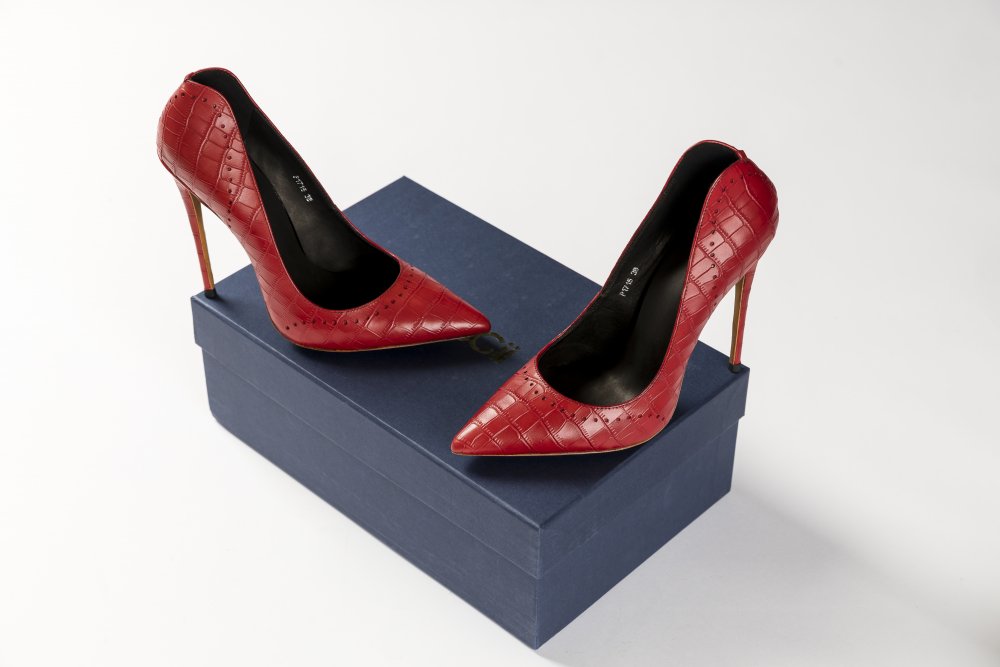 Red Calfskin Heels - 12cm