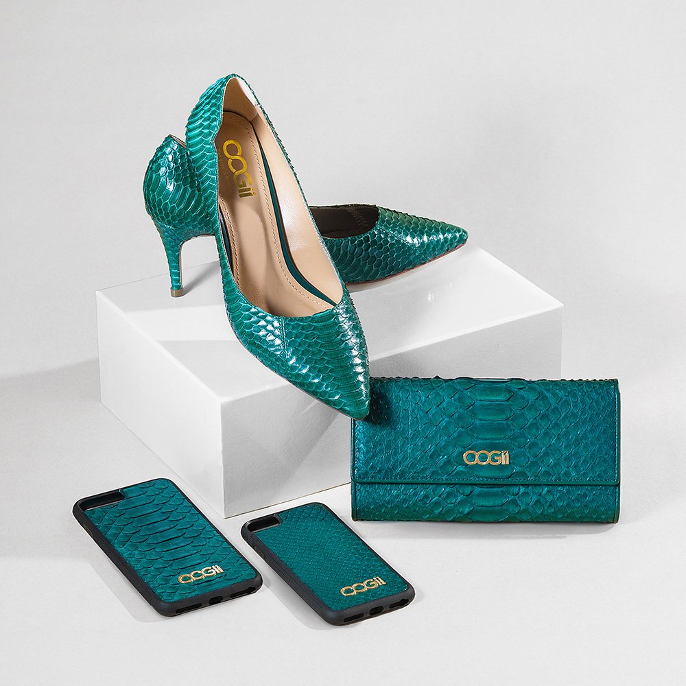 GREEN SNAKESKIN COLLECTION