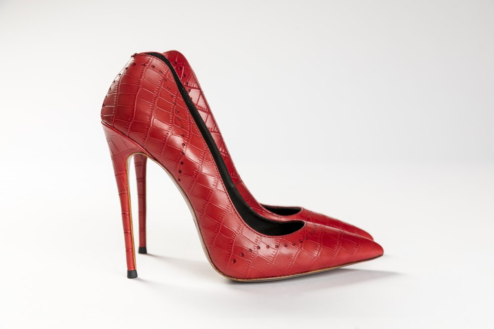 Red Calfskin Heels - 12cm