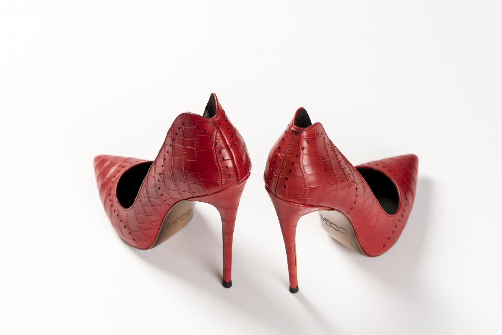 Red Calfskin Heels - 12cm